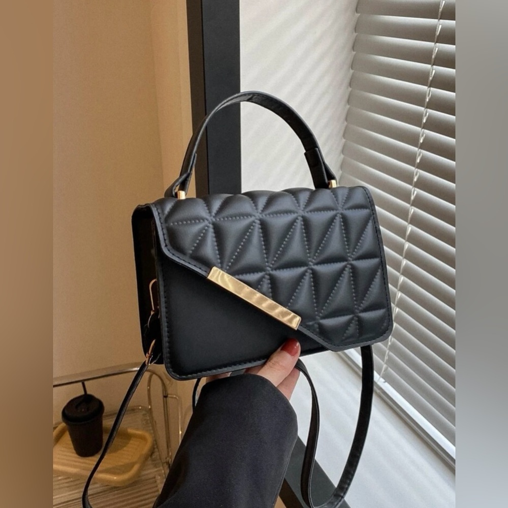 Square black bag